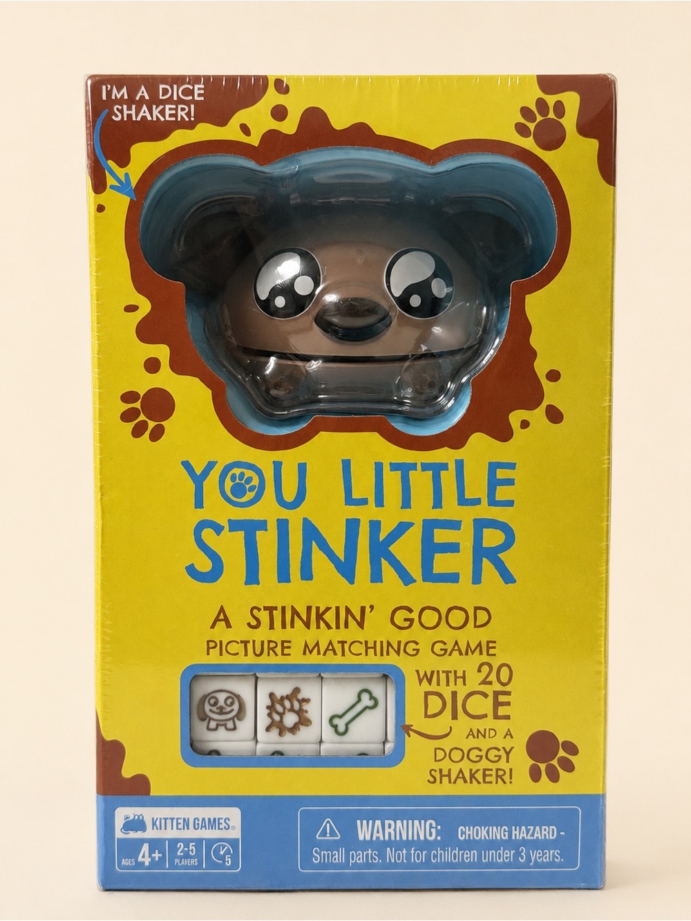 Kitten Games You Little Stinker Matching Dice Game NWT Sealed Ages 4+